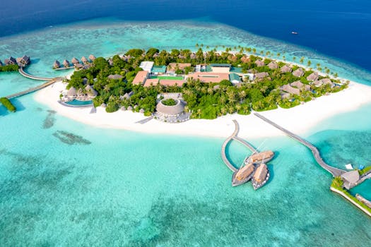 Villas With Hammocks Over the Ocean